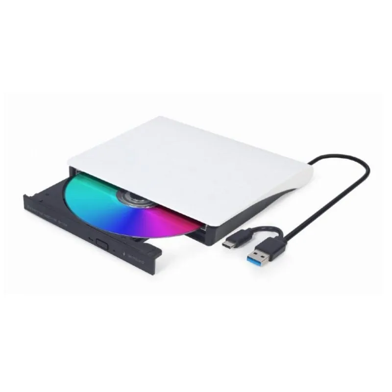 Unità ottica Gembird DVD-USB-031-BW Nero USB Type-C DVD±RW da tavolo - immagine 1