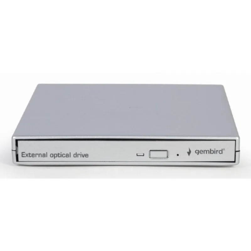 Unità disco ottico Gembird DVD-USB-021-SV USB 2.0 DVD±RW desktop argento - immagine 1