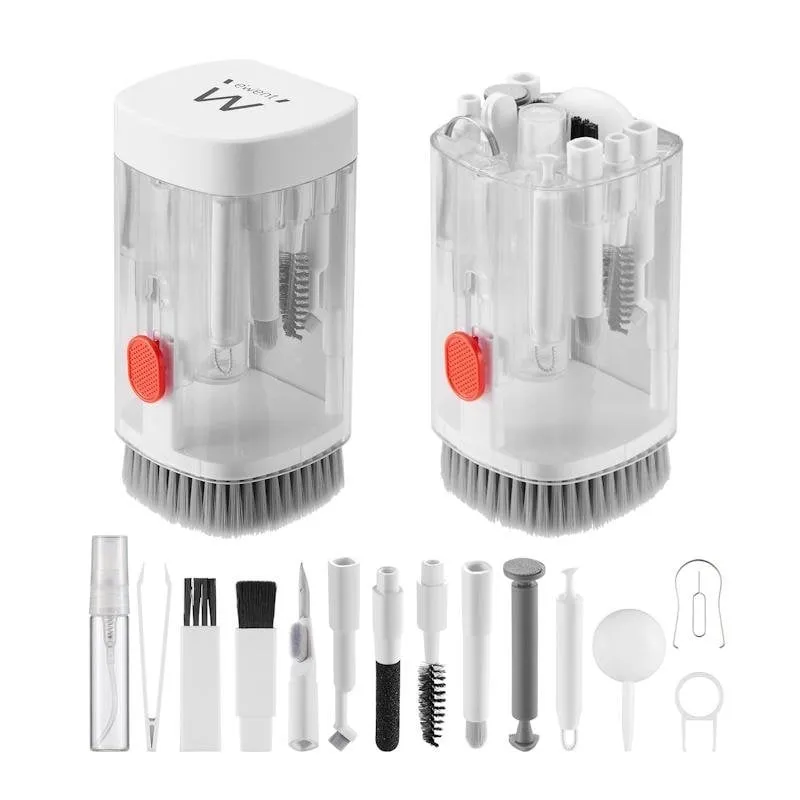 Kit pulizia Ewent EW5631 multifunzione per tastiera, AirPods e schermi - immagine 1