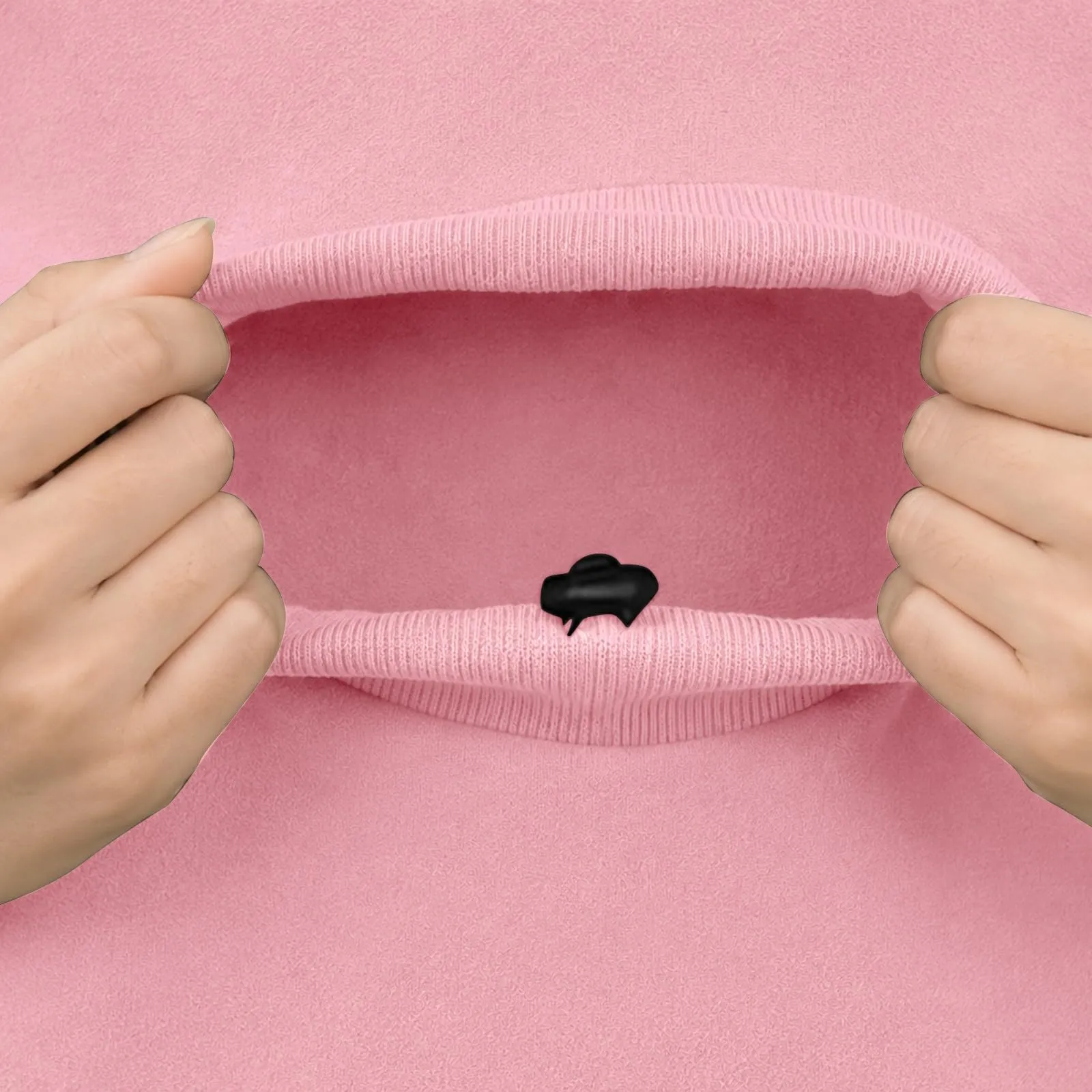 Felpa Porta per Gatti e Cani Donna in Peluche con Cappuccio e Tasca Animali - immagine 7