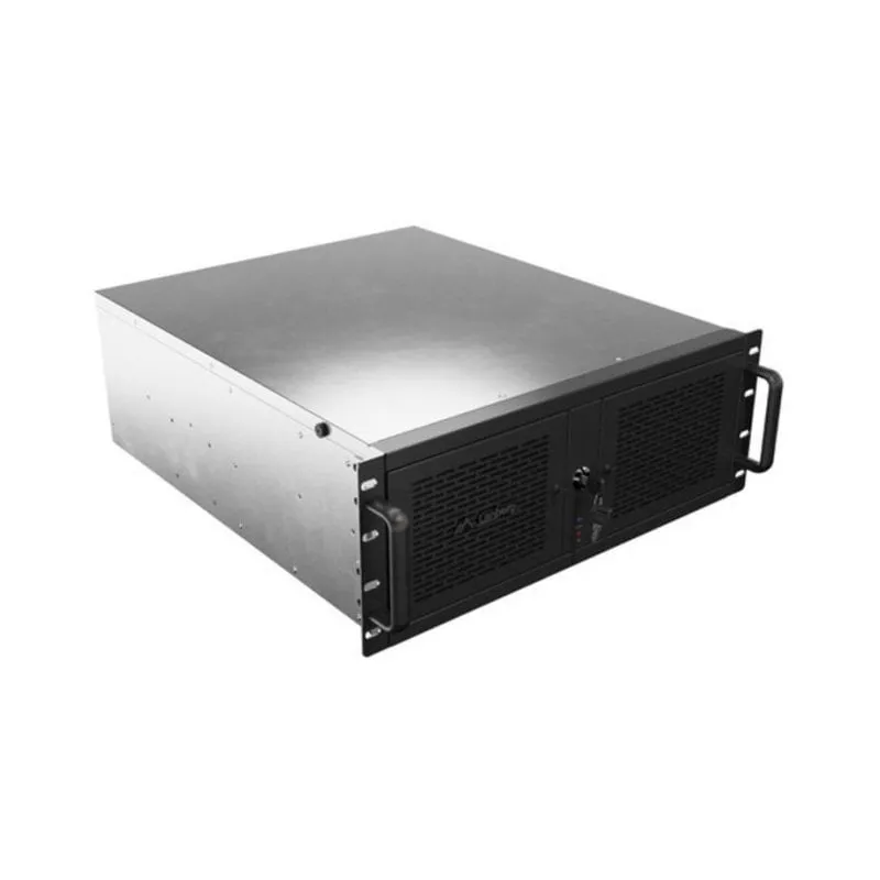 Armadio server Lanberg SC01-5204-12B Rack 19" 4U 5 ventole nero - immagine 1