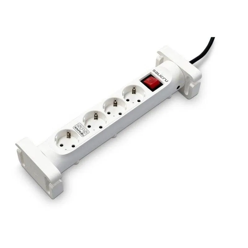 Multipresa Salicru SPS SAFE 4S 4 prese Schuko protezione sovratensioni interruttore - immagine 1
