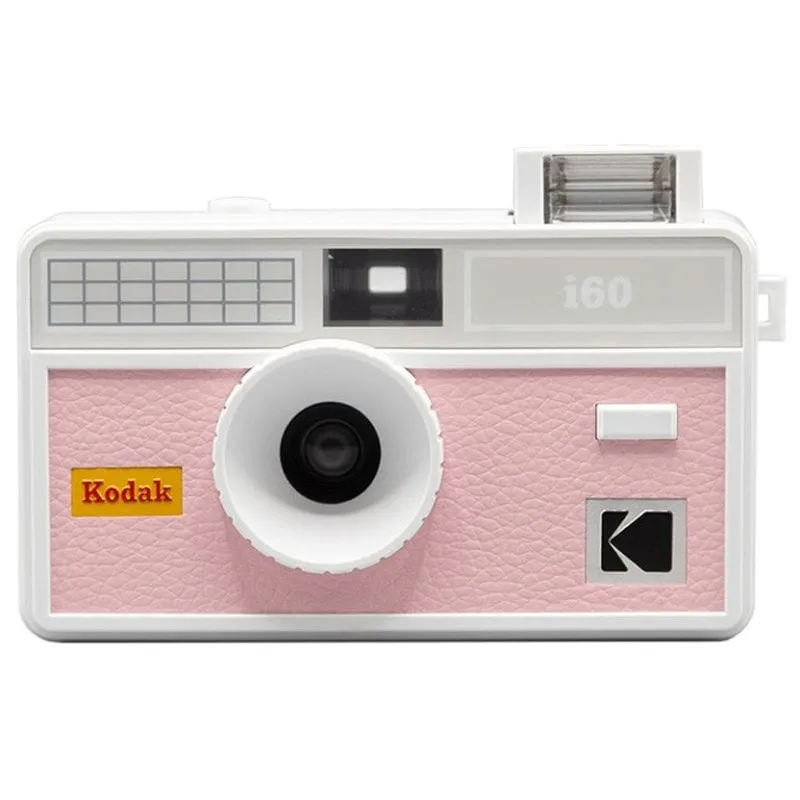 Fotocamera Analogica Kodak I60 35mm Obiettivo 31mm F/10 Flash Rosa Chiaro - immagine 1