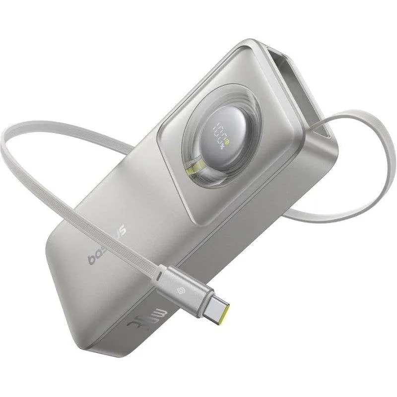 Power Bank Baseus Free2Pull 10000 mAh 30 W Grigio - immagine 1