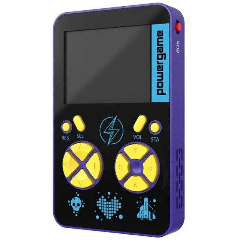 Indeca Power Bank Retro Console Retrò Batteria 5000mAh 256 Giochi Retro Nero - immagine 1