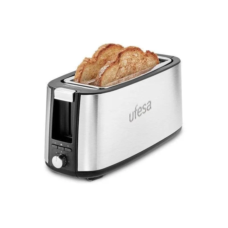 Tostapane Ufesa Toastie Duo Plus 2 fessure lunghe 1400 W 7 livelli acciaio inox - immagine 1