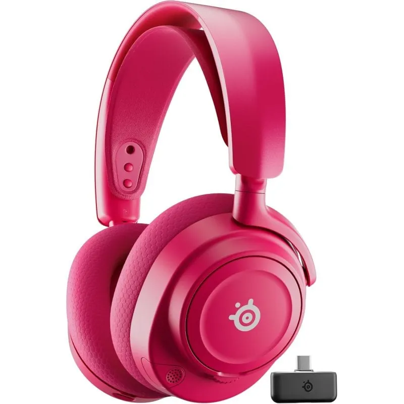 Auricolari Steelseries Arctis Nova 7P Gen 2 Wireless Bluetooth Gaming con Cancellazione Rumore Magenta - immagine 1