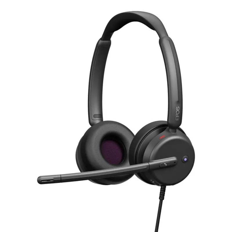 Auricolari Epos IMPACT 460T con cavo USB-C per chiamate e musica, Cancellazione Rumore, neri - immagine 1