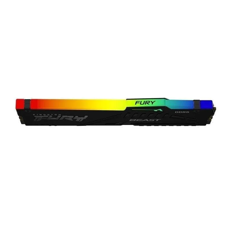 Memoria RAM Kingston FURY Beast RGB 32GB 1x32GB DDR5 5600MHz CL40 Intel XMP AMD EXPO RGB - immagine 1