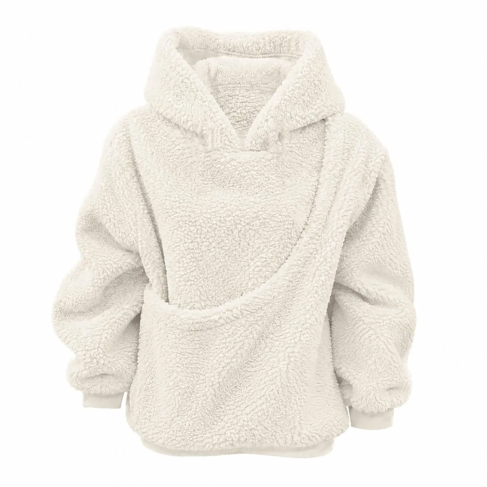 Generico Felpa con Cappuccio Uomo in Pile, Manica Lunga Tasca Interna per Gatti E Piccoli Cani, Divertente Tasche Cuccioli Gatti, Taglie Forti, a Maniche Lunghe, Amanti degli Animali Domestici - immagine 1