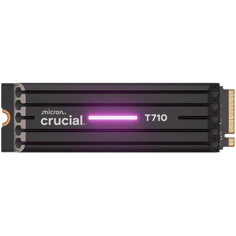 Disco Duro Crucial T710 1TB M.2 NVMe PCIe 5.0 14900MB/s Dissipatore - immagine 1