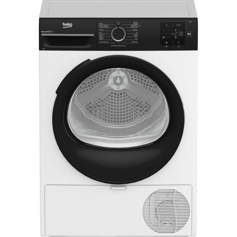 Asciugatrice a pompa di calore Beko BM3T37230W 7 kg Classe energetica E con AquaWave - immagine 1