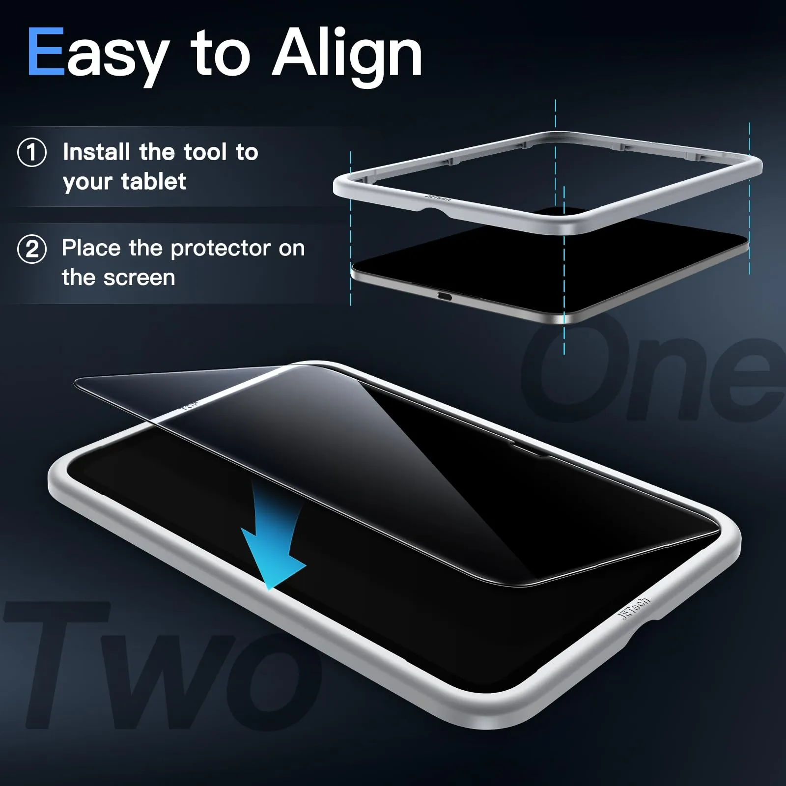 JETech Pellicola Protettiva per iPad mini (NEW) 8,7" (2026) - immagine 2