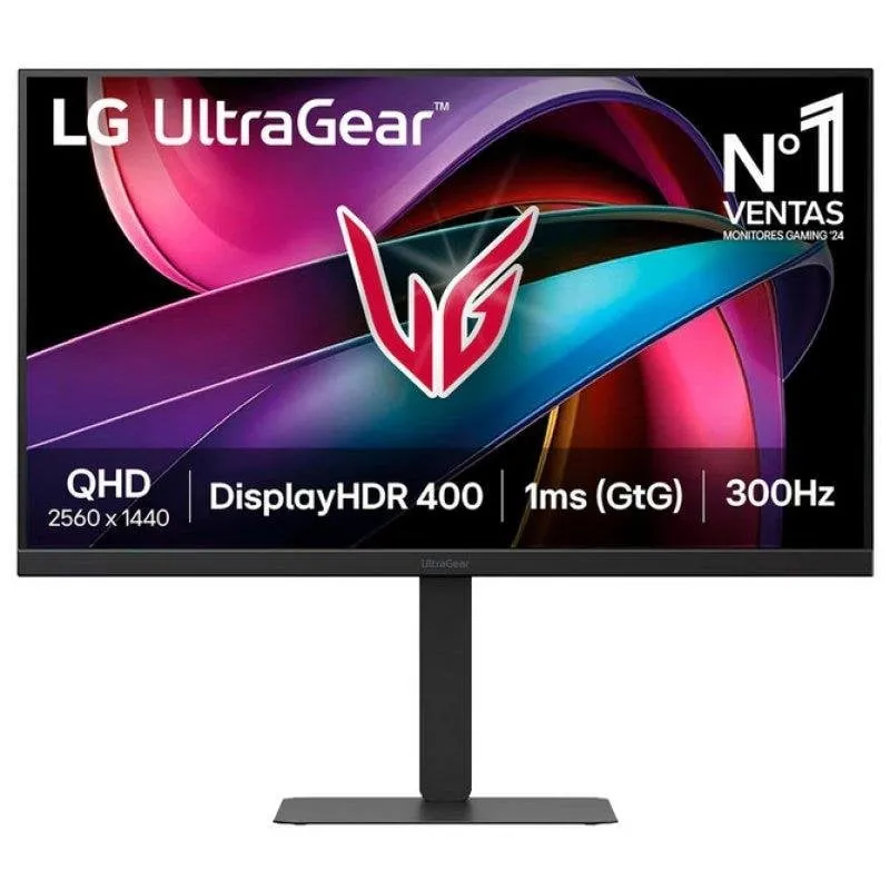 Monitor LG UltraGear 27G640A-B 27" QHD 300Hz IPS 1ms HDR10 USB-C - immagine 1