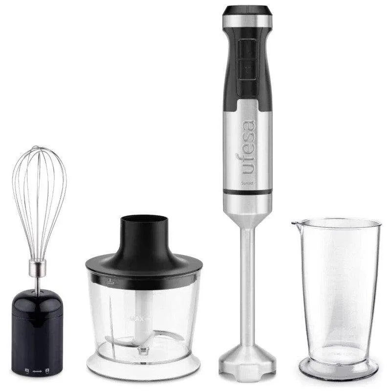 Ufesa Sunset Frullatore a Immersione con Tritaghiaccio 1500W Nero/Inox - immagine 1