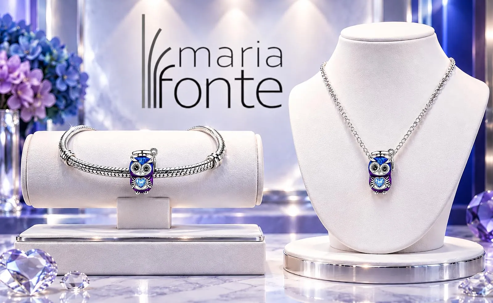 MariaFonte Charm Laurea Compatibile Tutte Marche Pendente Diploma Gufo Pergamena Cappello Libro Cuore Stella Compleanno Anniversario Ciondoli Originale Bead Argento (Gufo Laurea) - immagine 7