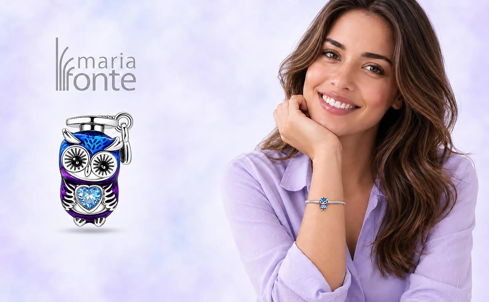 MariaFonte Charm Laurea Compatibile Tutte Marche Pendente Diploma Gufo Pergamena Cappello Libro Cuore Stella Compleanno Anniversario Ciondoli Originale Bead Argento (Gufo Laurea) - immagine 9