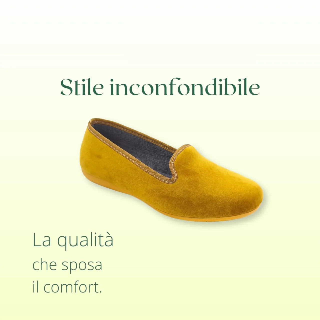 Meravigliose Pantofole Invernali Donna, Eleganti Ballerine Chiuse da Casa Invernali in Velluto Rasato (Ocra, 38, Sistema Taglie Calzature EU, Adulto, Donna, Numero, Media, 38) - immagine 3