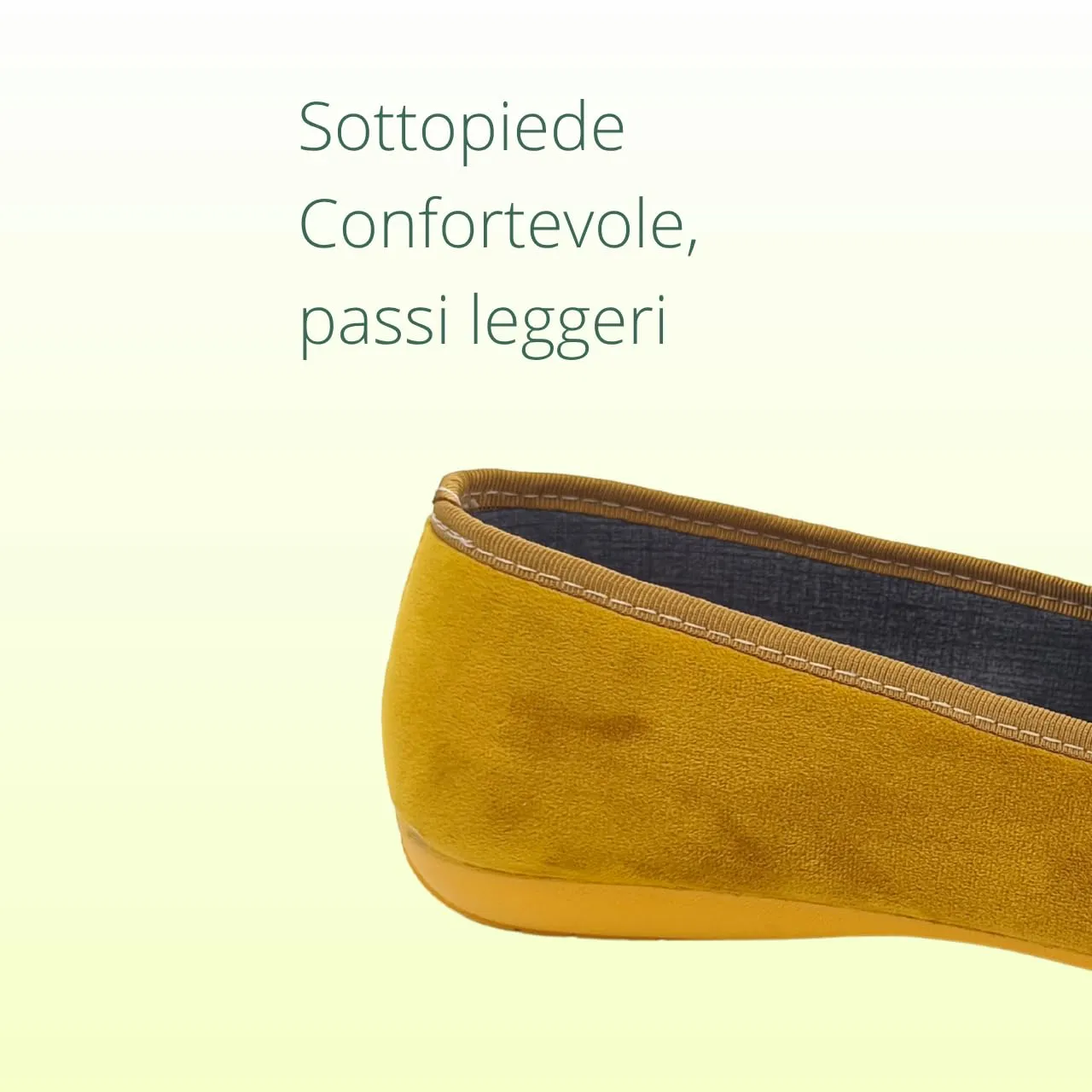 Meravigliose Pantofole Invernali Donna, Eleganti Ballerine Chiuse da Casa Invernali in Velluto Rasato (Ocra, 38, Sistema Taglie Calzature EU, Adulto, Donna, Numero, Media, 38) - immagine 6