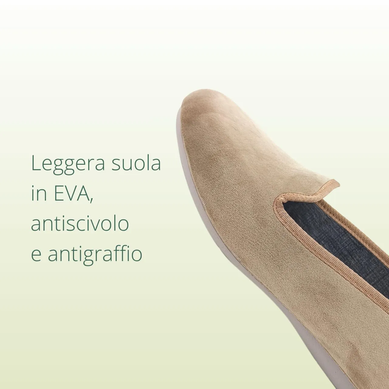 Meravigliose Pantofole Invernali Donna, Eleganti Ballerine Chiuse da Casa Invernali in Velluto Rasato (Tortora, 40, Sistema Taglie Calzature EU, Adulto, Donna, Numero, Media, 40) - immagine 5