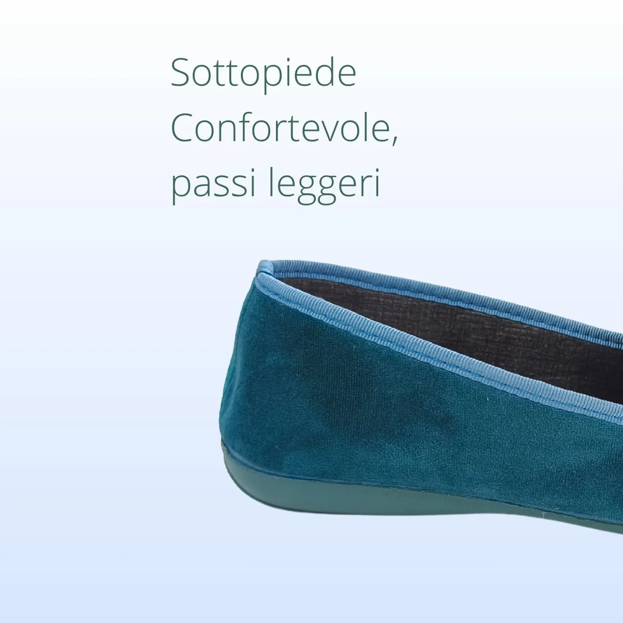 Meravigliose Pantofole Invernali Donna, Eleganti Ballerine Chiuse da Casa Invernali in Velluto Rasato (Petrolio, 41, Sistema Taglie Calzature EU, Adulto, Donna, Numero, Media, 41) - immagine 6