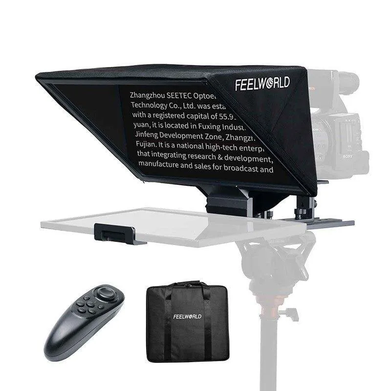 Teleprompter Feelworld TP16 pieghevole 16" alluminio Bluetooth Android iOS - immagine 1