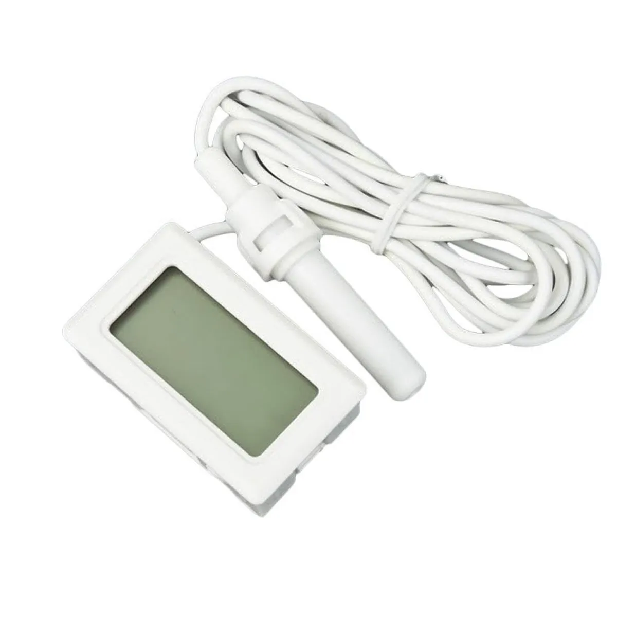 ARCELI 2-in-1 LCD digitale con termometro e igrometro integrato per incubatrice per pollame rettile - Bianco - immagine 2