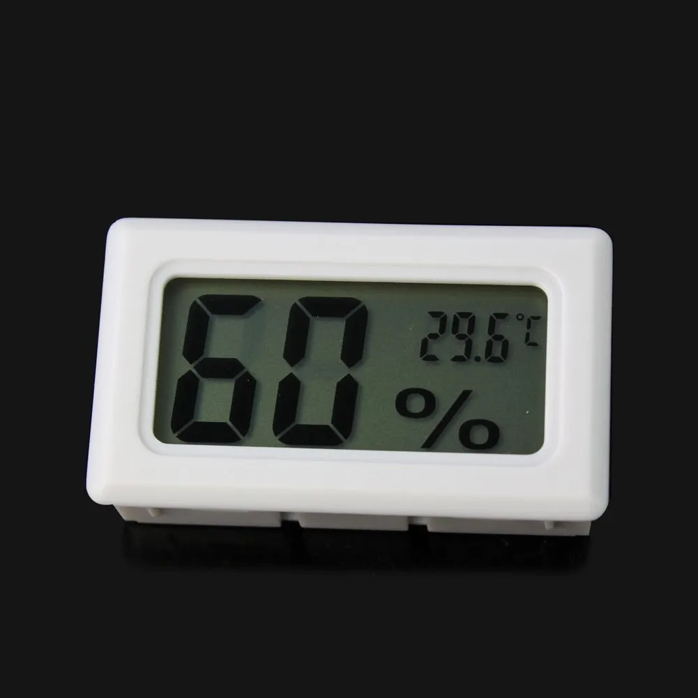 ARCELI 2-in-1 LCD digitale con termometro e igrometro integrato per incubatrice per pollame rettile - Bianco - immagine 3