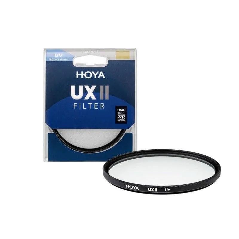 Filtro UV Hoya UX II 77mm Nero rivestimento idrofobo e antiriflesso - immagine 1