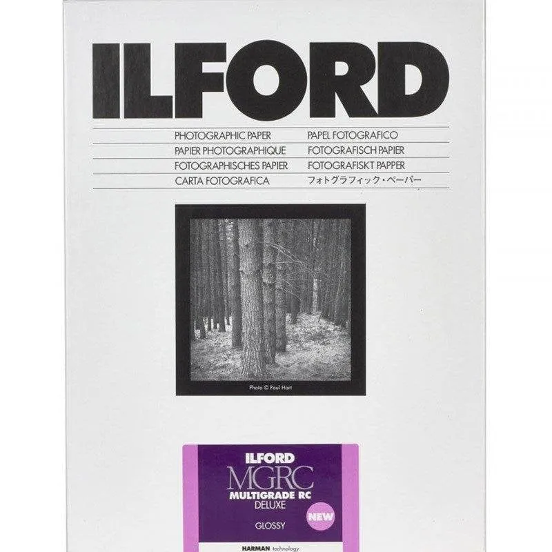 Carta fotografica Ilford Multigrade V Rc De Luxe Mgd.1m brillante 17,8 x 24 cm 25 fogli - immagine 1