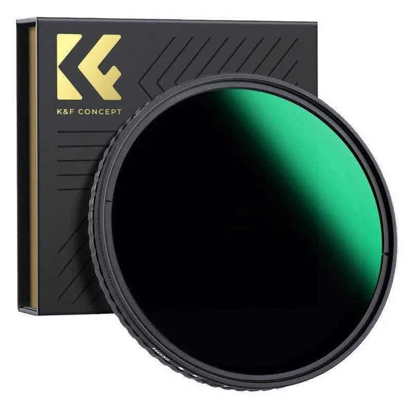 Filtro per obiettivo K&F Concept Nano-X ND8-ND128 37mm densità neutra variabile - immagine 1