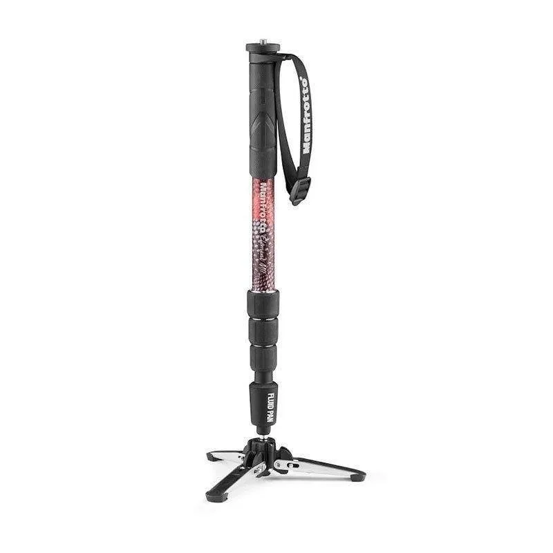 Monopodio Video Manfrotto Element MII Twistlock Alluminio Base Fluido 16 kg - immagine 1