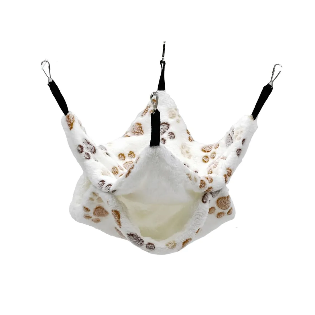 WeddHuis 1 Pezzo Cuscino Penna per Criceti Gerbils Piccoli Animali Domestici Morbido Caldo Piuma Animali da Compagnia Accessori Gabbia Cuscino Penna per Piccoli Animali per Dormire Hamster (Stella) - immagine 1