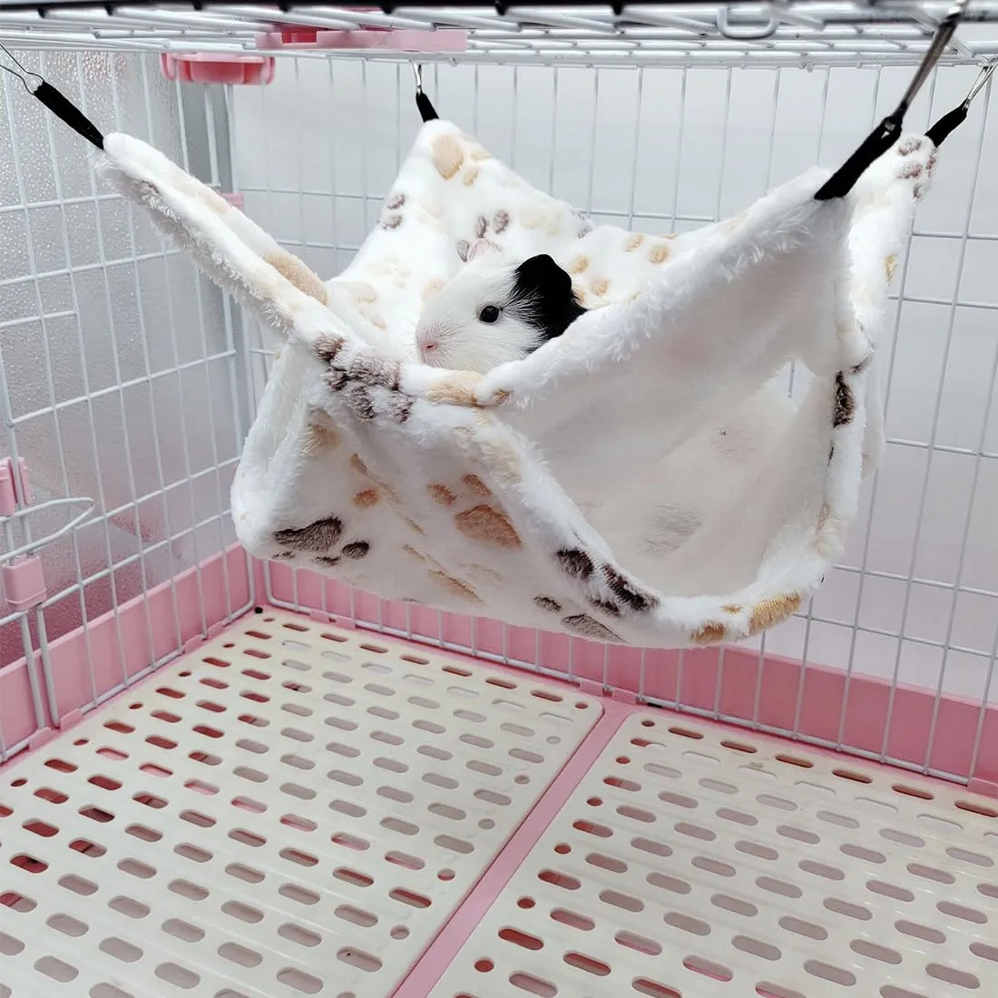 WeddHuis 1 Pezzo Cuscino Penna per Criceti Gerbils Piccoli Animali Domestici Morbido Caldo Piuma Animali da Compagnia Accessori Gabbia Cuscino Penna per Piccoli Animali per Dormire Hamster (Stella) - immagine 6