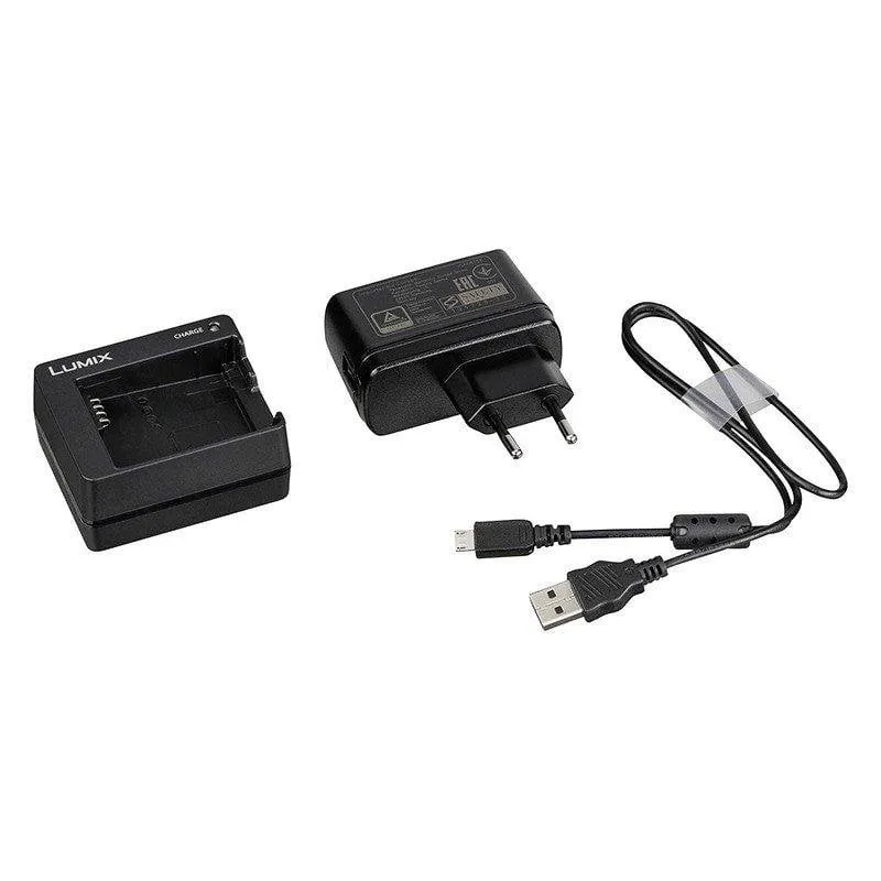 Caricabatteria Panasonic BTC 12 Compatibile DMW-BLC12 BLG10 BLH7 Nero - immagine 1