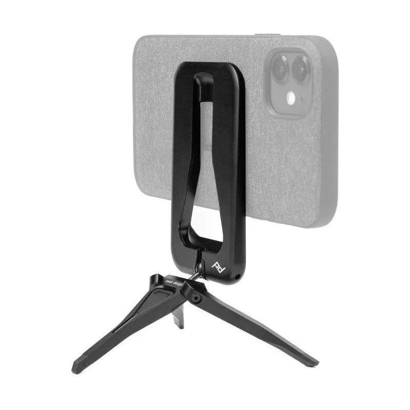 Treppiede Smartphone Peak Design M-tr-aa-bk-1 SlimLink Alluminio Nero Pieghevole - immagine 1