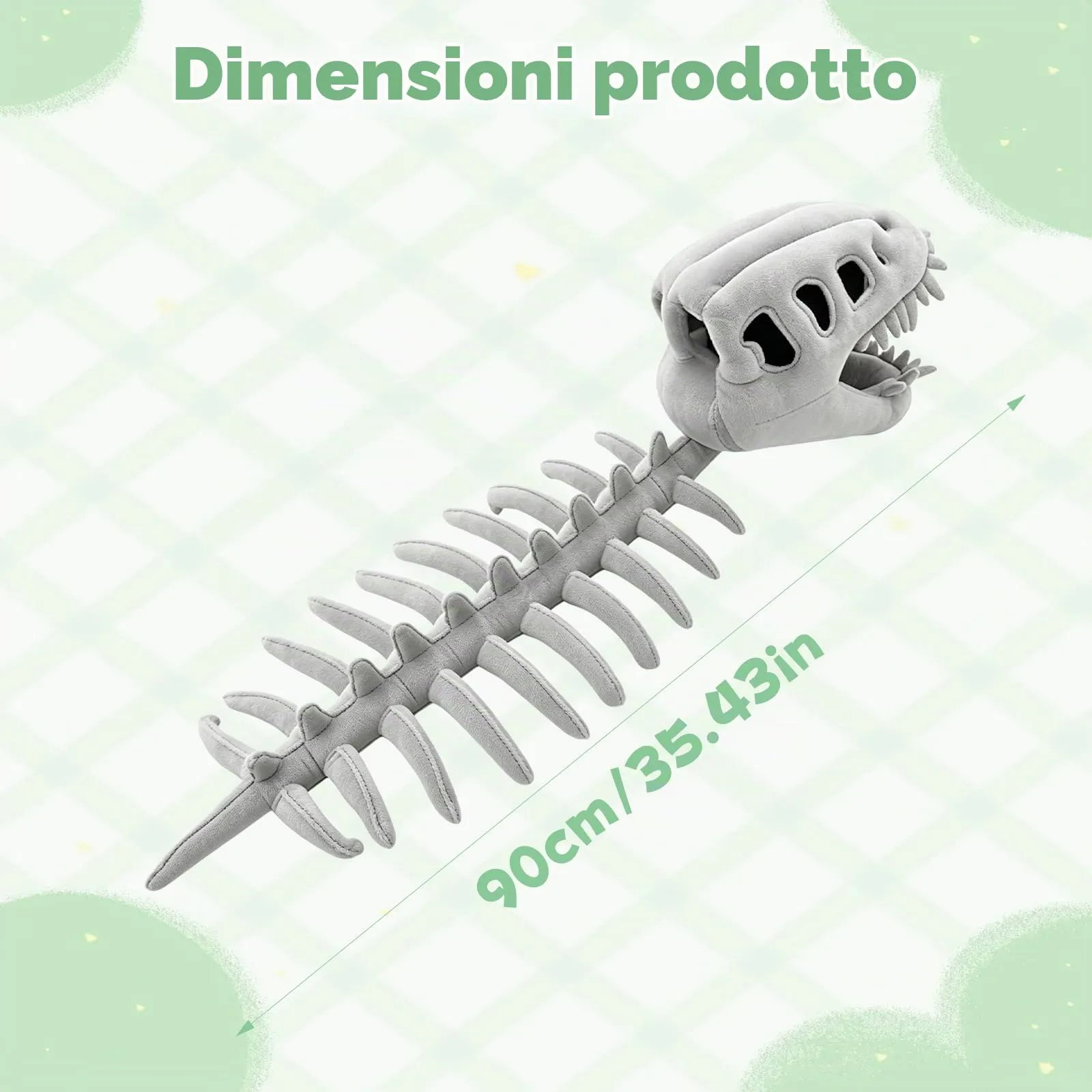 Costume da scheletro di Diinosaurrro, Costume da Diiinosauro - immagine 2