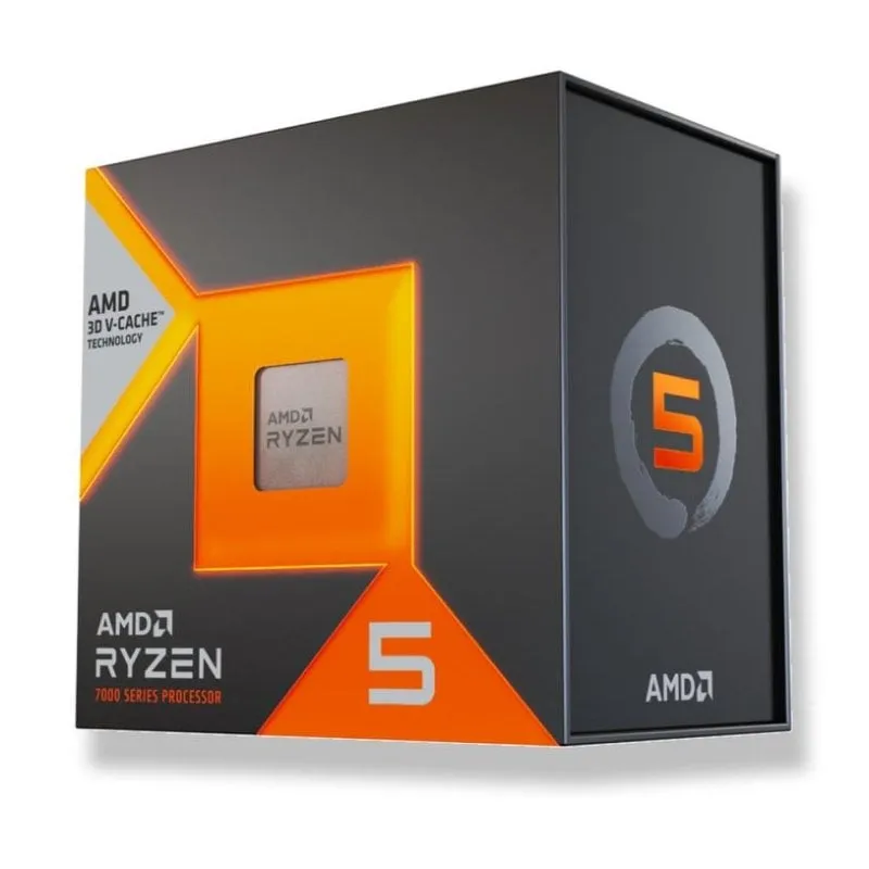 Processore AMD Ryzen 5 7500X3D 6 Nuclei 4 GHz Base 4,5 GHz Turbo Tray - immagine 1