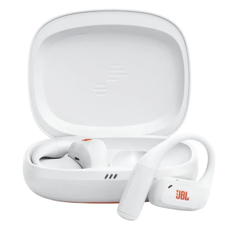 Auricolari JBL Endurance Zone wireless Bluetooth per sport con microfono e IP68 bianchi - immagine 1
