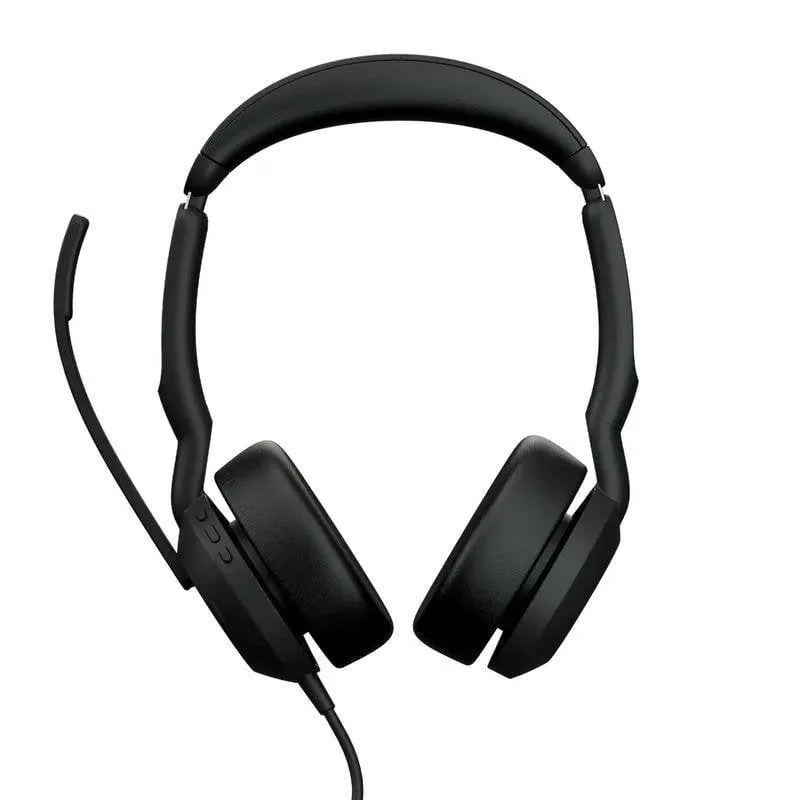 Auricolari Jabra Evolve2 50 cablati e Bluetooth con Cancellazione Attiva del Rumore, microfono, ottimizzati per Microsoft Teams, neri - immagine 1