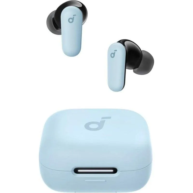 Auricolari Soundcore P30i Bluetooth wireless ANC, microfono, IP54, azzurro - immagine 1