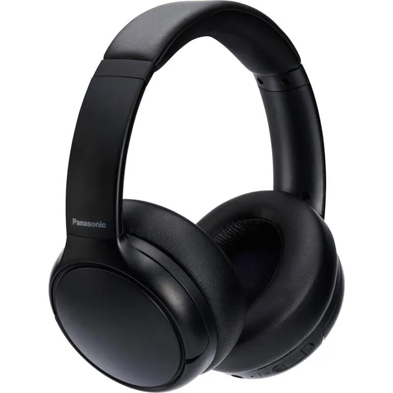 Auricolari Panasonic RB-M600B Wireless e Cablati Bluetooth con Cancellazione Attiva del Rumore, Microfono, Nero - immagine 1