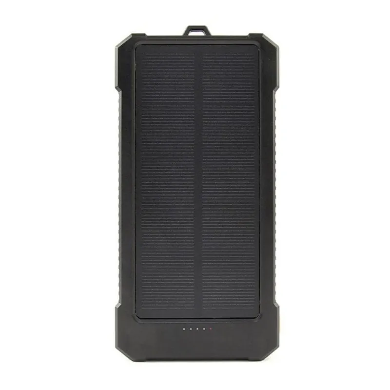 Gembird 10000 mAh power bank solare, 3 uscite, IP65, torcia - immagine 1