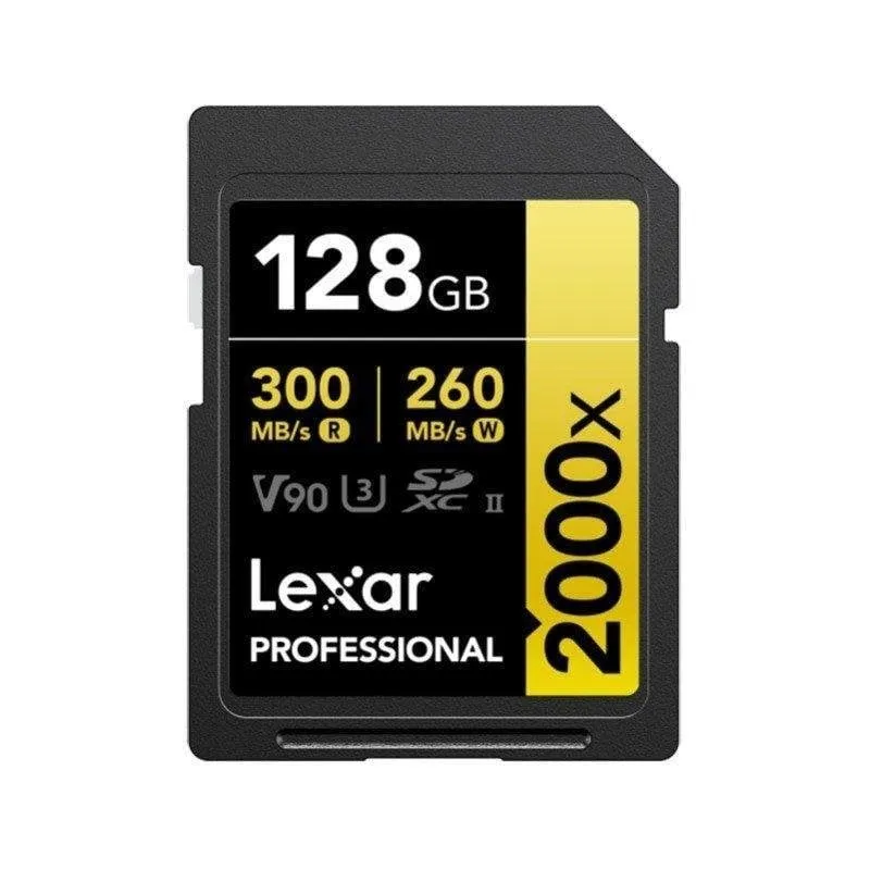 Scheda SD Lexar 2000x 128 GB UHS-II V90 300 MB/s - immagine 1