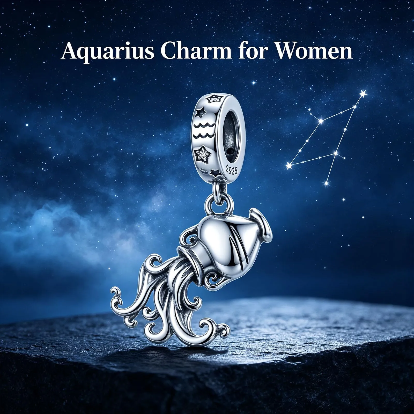 ROMANTICWORK Argento Sterling 925 koala/maialino/gatto/colibrari/bovino/manzo/leone/volpe/scimmia/teschio/tigre/panda rosso per braccialetti animali gioielli da donna, 13*8mm, Argento sterling - immagine 3