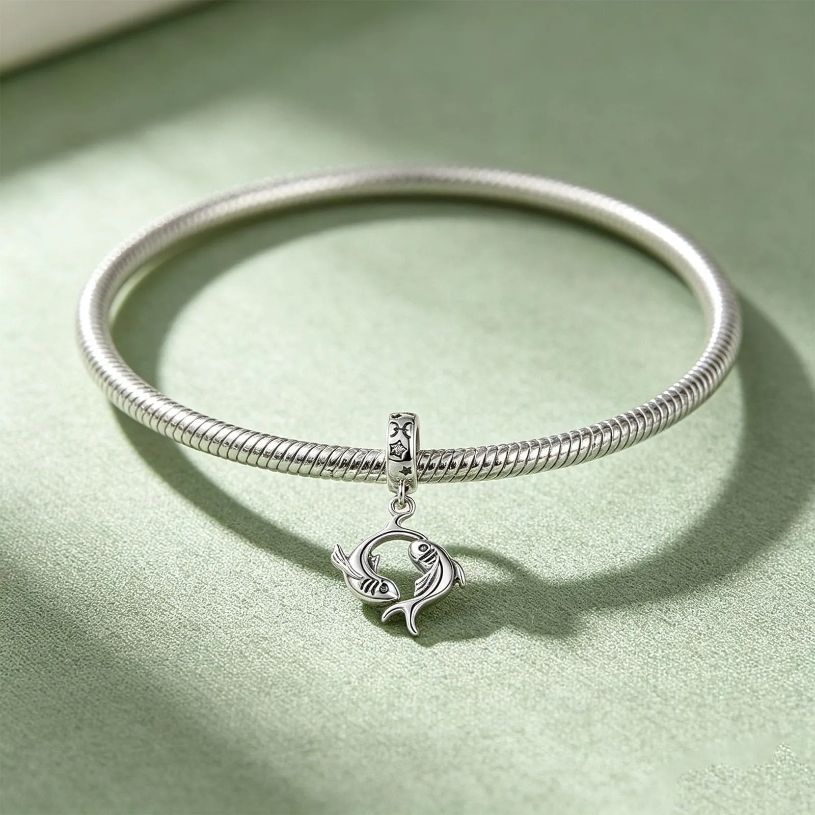 ROMANTICWORK Charm a forma di koala/maiale/mucca delle Highlands/scimmia/leone/volpe/colibrò/tigre/panda rosso in argento Sterling 925 per braccialetti. Gioielli a forma di animale - immagine 2