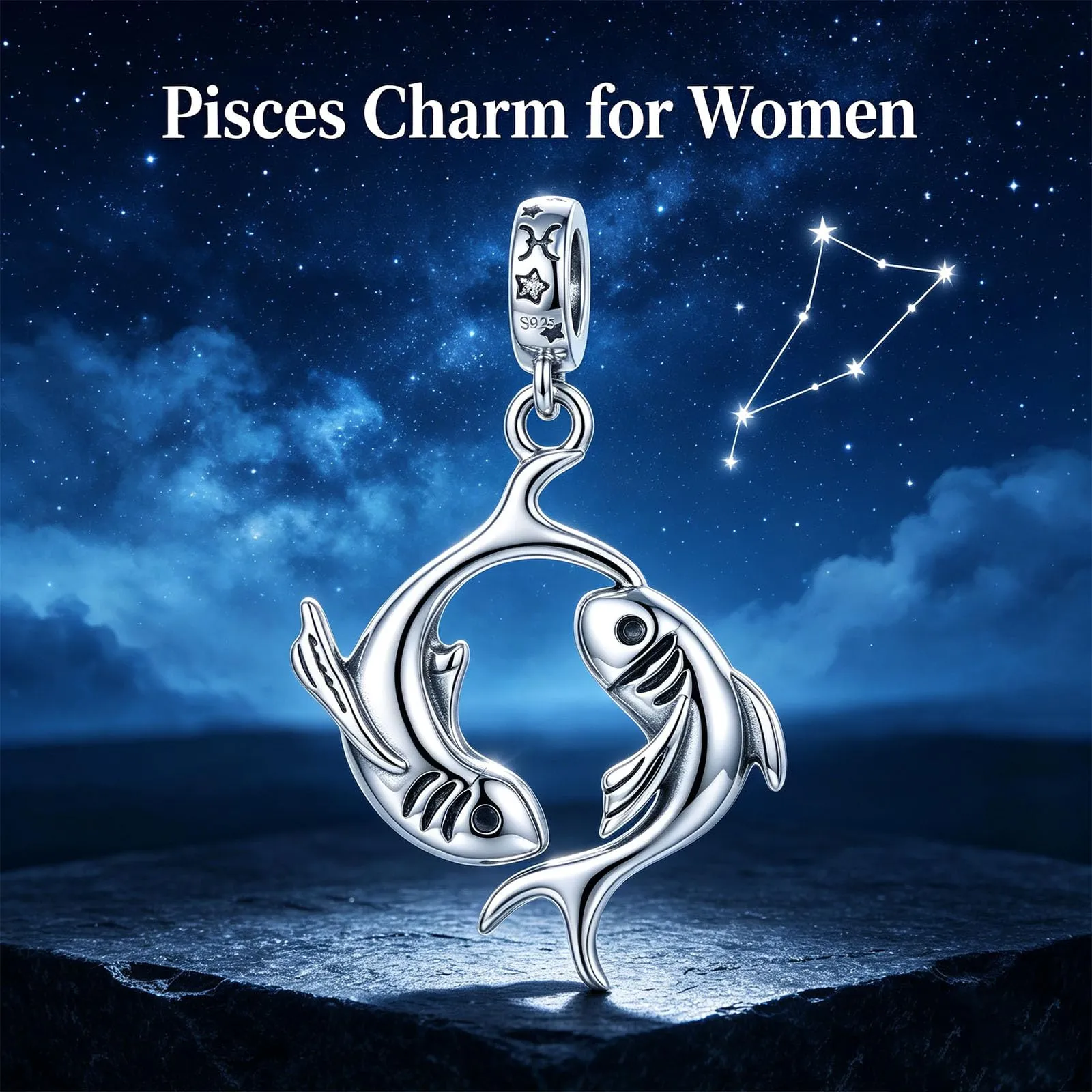 ROMANTICWORK Charm a forma di koala/maiale/mucca delle Highlands/scimmia/leone/volpe/colibrò/tigre/panda rosso in argento Sterling 925 per braccialetti. Gioielli a forma di animale - immagine 3