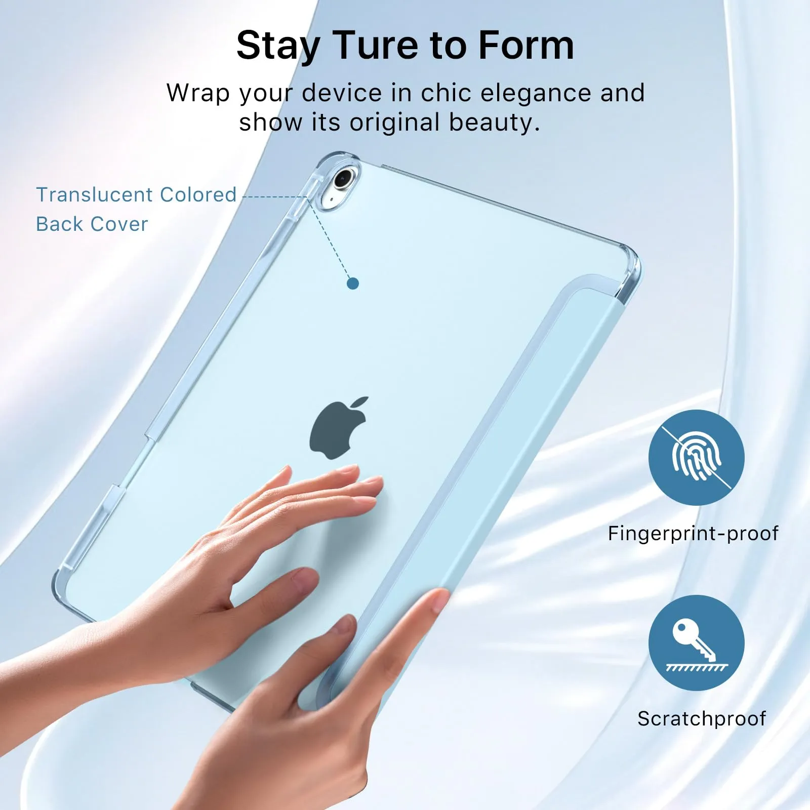MoKo Cover per iPad Air 13 Pollici Case (M4/M3/M2) con Portapenna - immagine 6