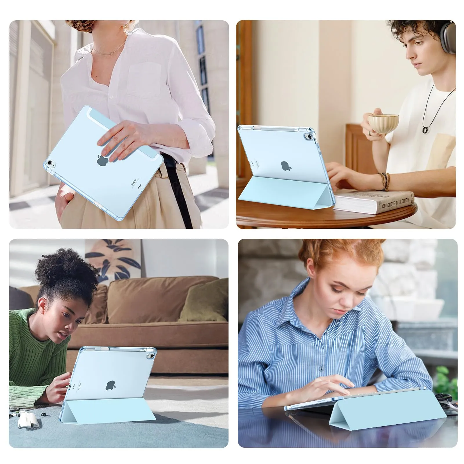 MoKo Cover per iPad Air 13 Pollici Case (M4/M3/M2) con Portapenna - immagine 9