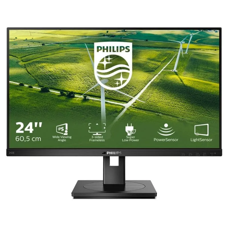 Monitor Philips 242B1G/01 23.8" FullHD 75Hz IPS Tempo di risposta 4ms USB VESA - immagine 1